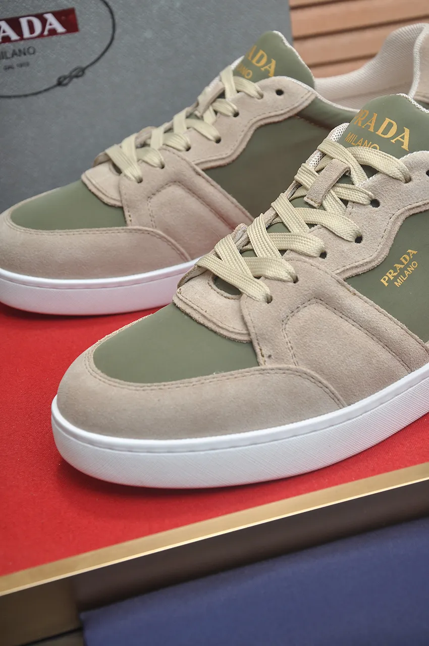 Men's shoes 💰580💶【PRADA】Top original, new season, high quality original goods, top imported calfskin with original imported glue, imported cowhide inside with original cowhide feet, original outsole! Quality guaranteed! Code 38-45 (45 customized)